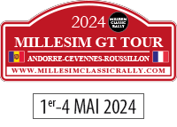 Plaque GT Tour Andorre-Cévennes-Roussillon 2024