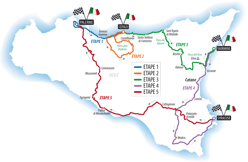 Targa Florio Revival 2026 — Carte du circuit